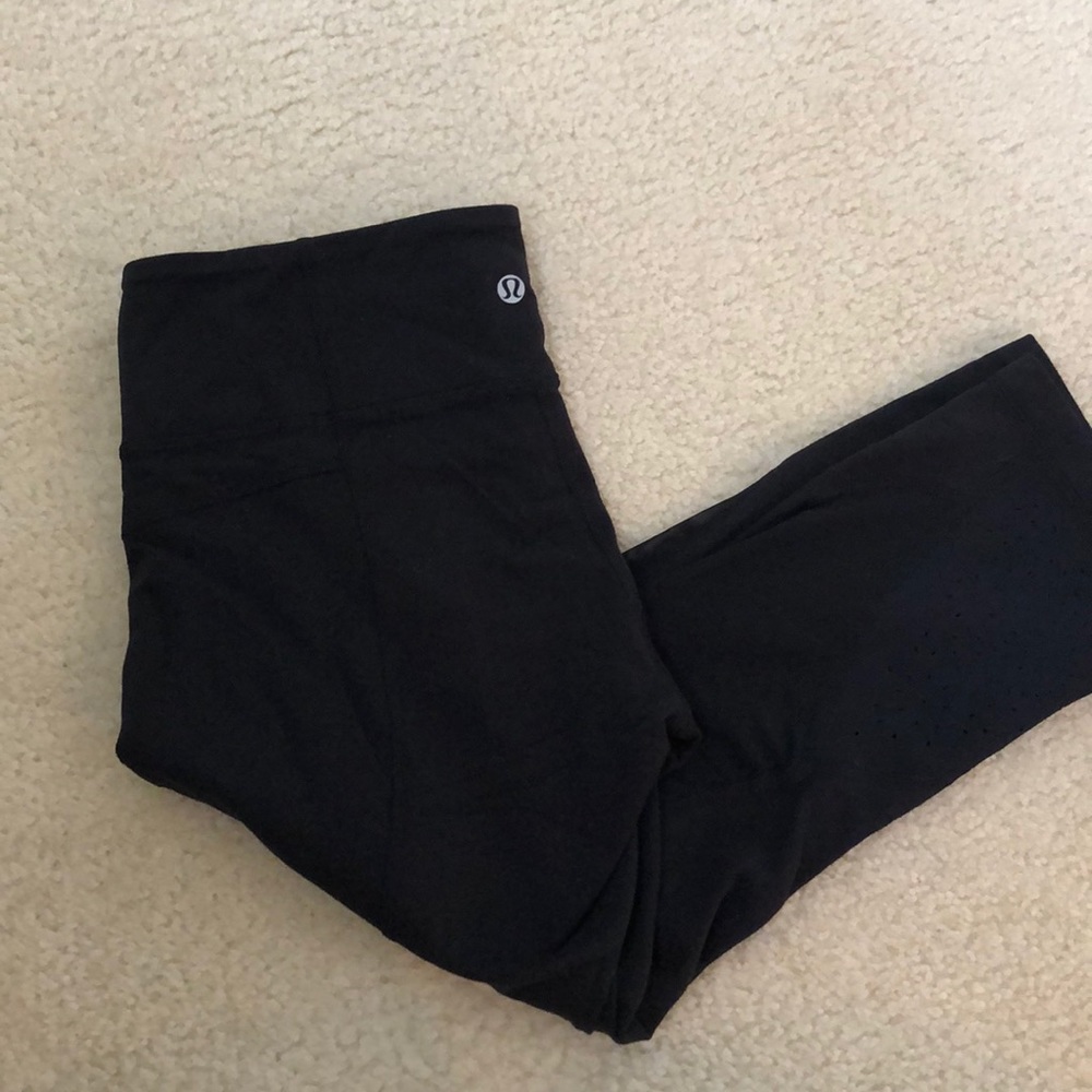 Lululemon laser cut mesh leggings